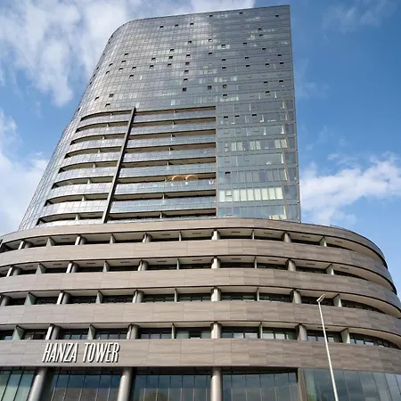 Modern Apartments With Swimming Pool In Hanza Tower By Noclegi Renters Szczecin Exterior photo