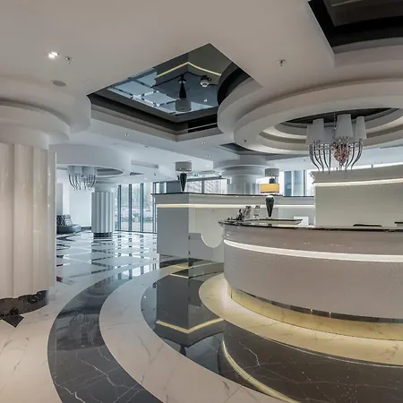 Modern Apartments With Swimming Pool In Hanza Tower By Noclegi Renters Szczecin Exterior photo